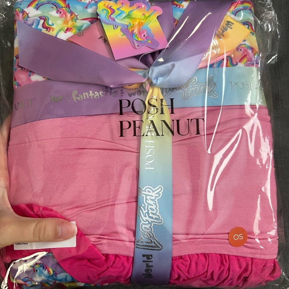 Markie Magic & Lisa Frank Rainbow Ombré Ruffled Luxe Patoo